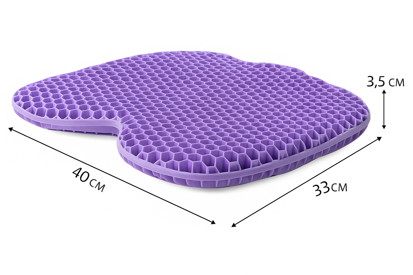 Ergonomisches Gel-Sitzkissen – Atmungsaktiv & Komfortabel