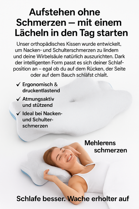 Orthopädisches Kissen – Ergonomische Unterstützung für einen gesunden Schlaf