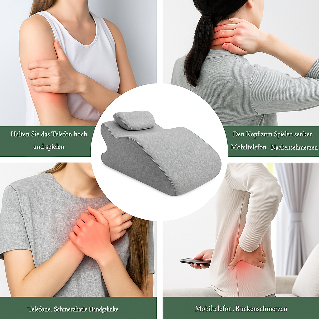 Orthopädisches Schlafkissen – Ergonomische Stütze für Kopf & Rücken