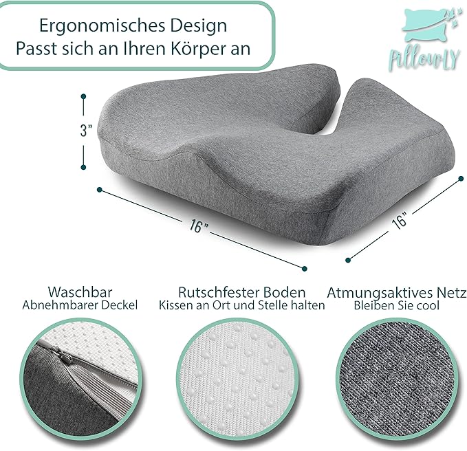 Orthopädisches Sitzkissen: Testsieger für gesundes und bequemes Sitzen