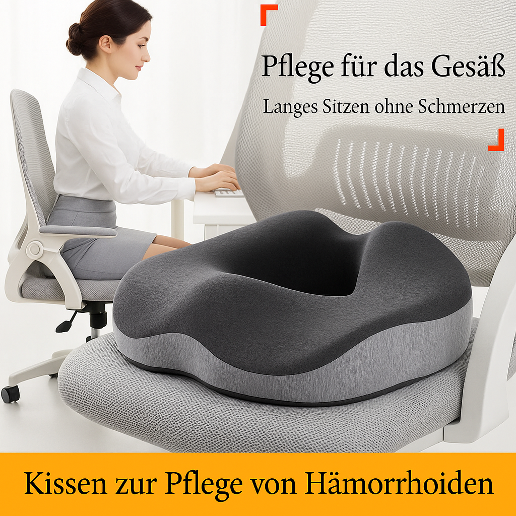 Hämorrhoiden Sitzkissen – Ergonomisch & Schmerzfrei Sitzen