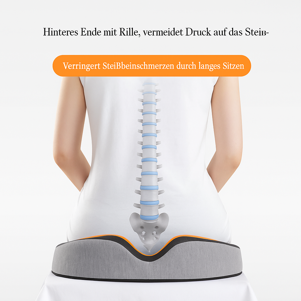 Hämorrhoiden Sitzkissen – Ergonomisch & Schmerzfrei Sitzen