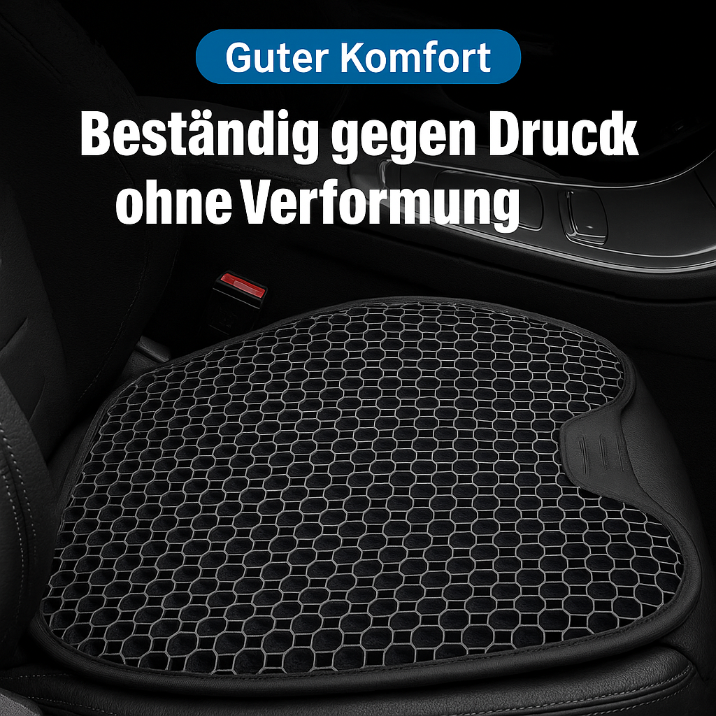 Ergonomisches Gel-Sitzkissen für Autositz – Kühl & Bequem