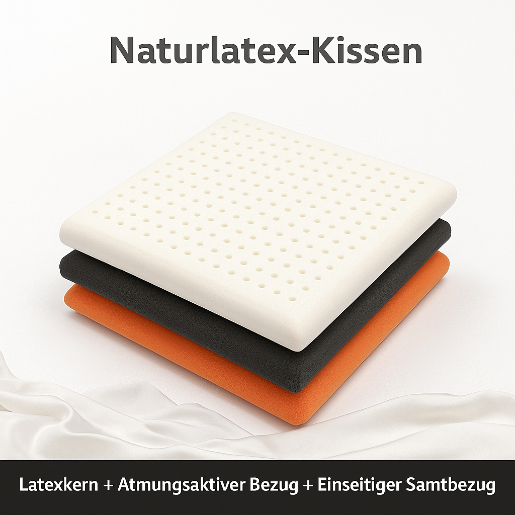 Ergonomisches Sitzkissen für Stühle aus Naturlatex