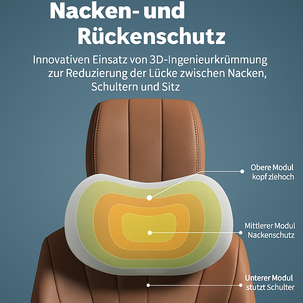 Orthopädisches Kissen fürs Auto – Ergonomischer Komfort für unterwegs