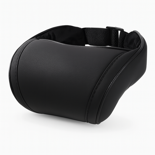 Premium Tesla Kopfstütze – PU-Leder & Memory Foam Komfort