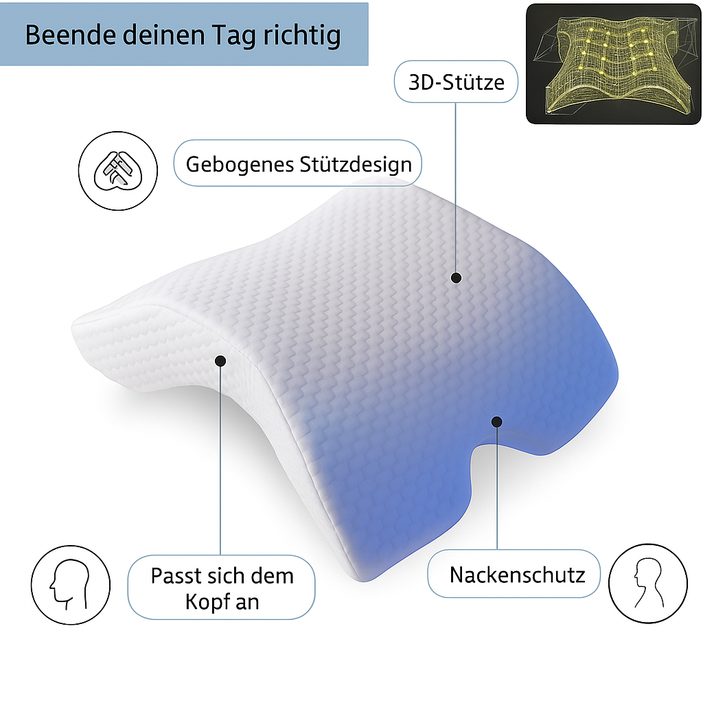 Orthopädisches Schlafkissen – Ergonomische Stütze für besseren Schlaf