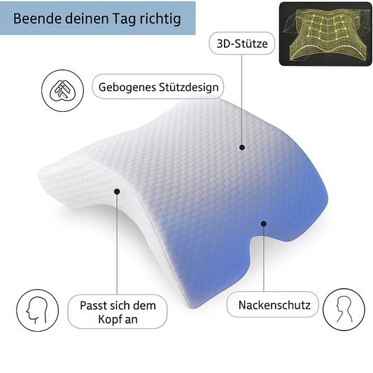 Orthopädisches Schlafkissen – Ergonomische Stütze für besseren Schlaf