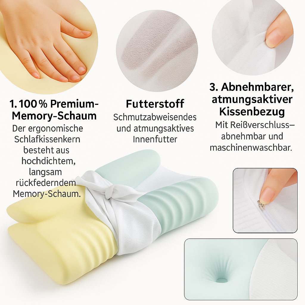 Orthopädisches Kissen – Ergonomisch, bequem & rückenfreundlich
