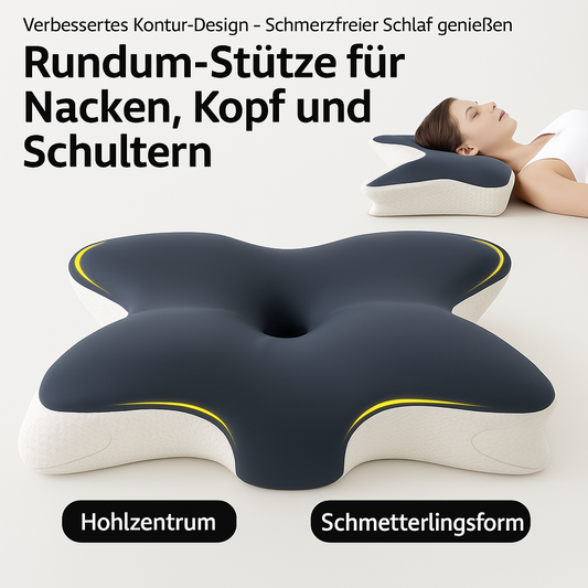 Orthopädisches Kopfkissen – Ergonomisch, bequem & rückenfreundlich