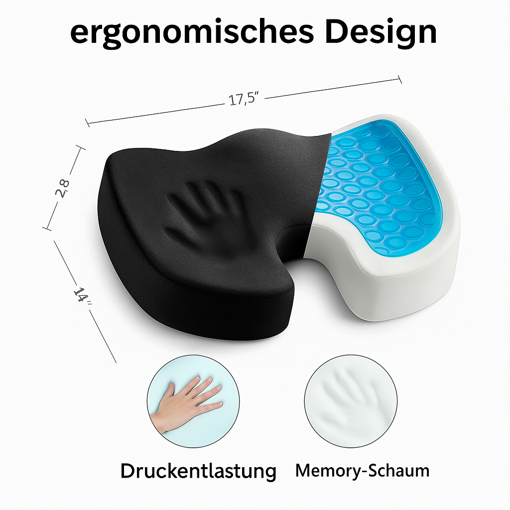 Orthopädisches sitzkissen – Unterstützung für gesunde Haltung beim Sitzen