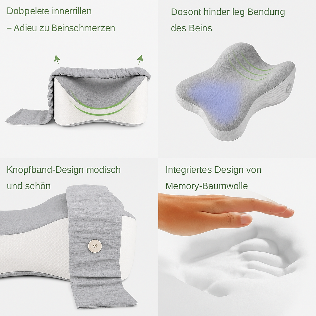 Seitenschläferkissen mit Gürtel – Ergonomische Unterstützung für Seitenschläfer