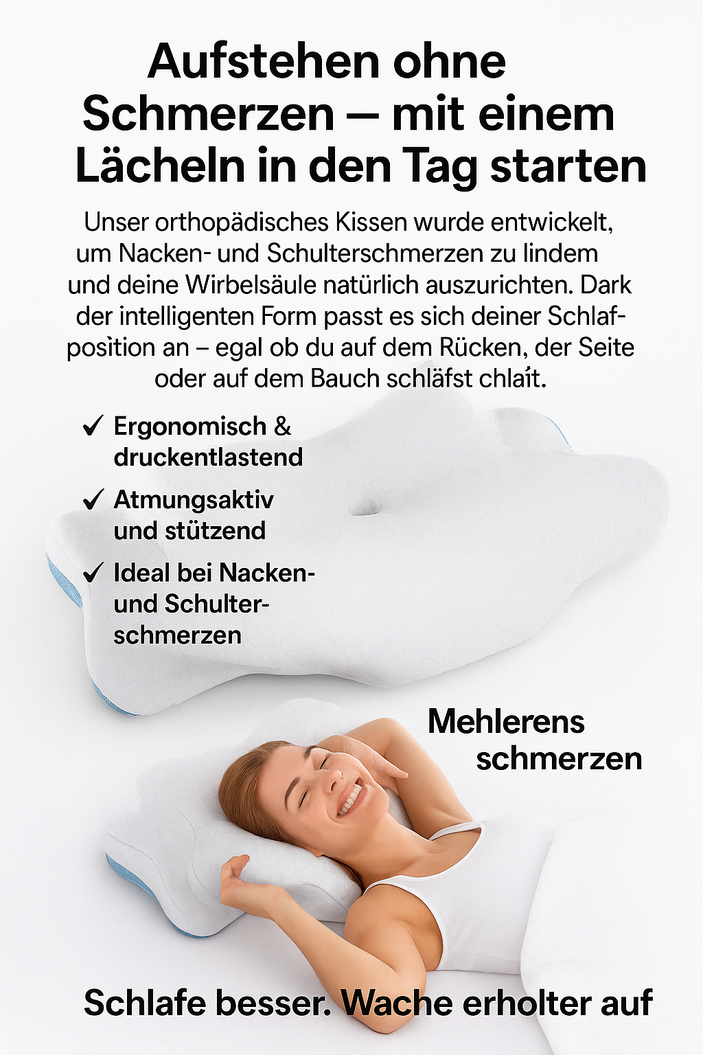 Orthopädisches Kissen – Ergonomische Unterstützung für einen gesunden Schlaf