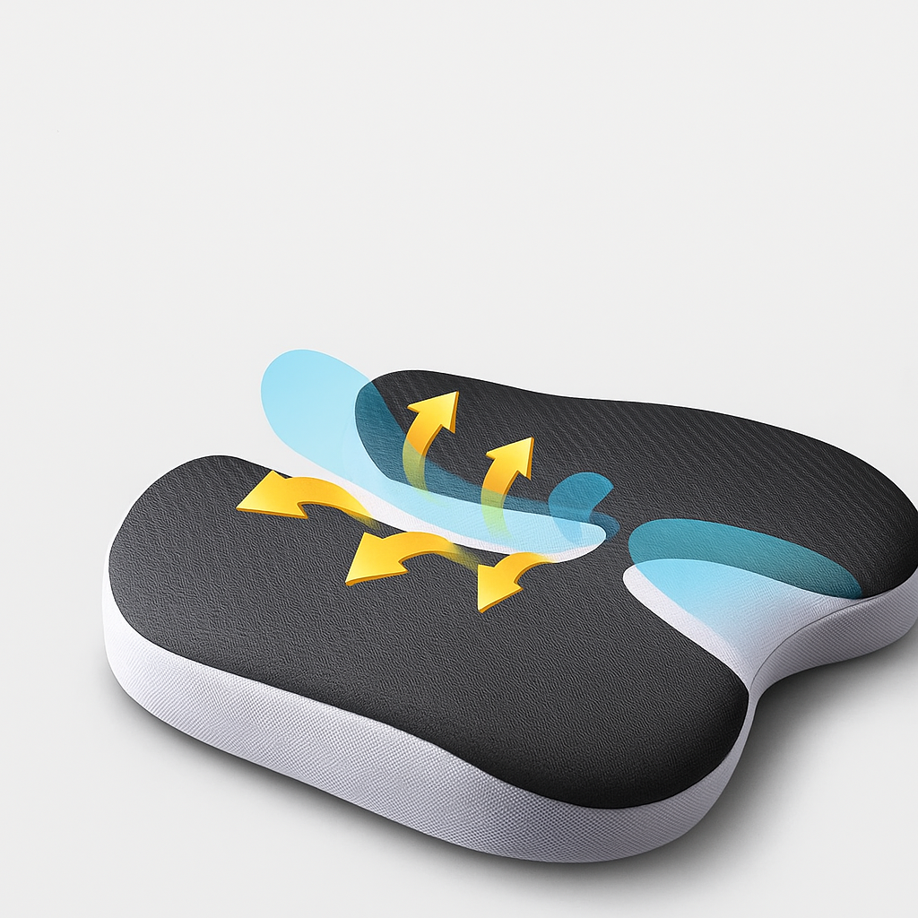 Steißbein-SitzKissen – Ergonomisch & Komfortabel Sitzen