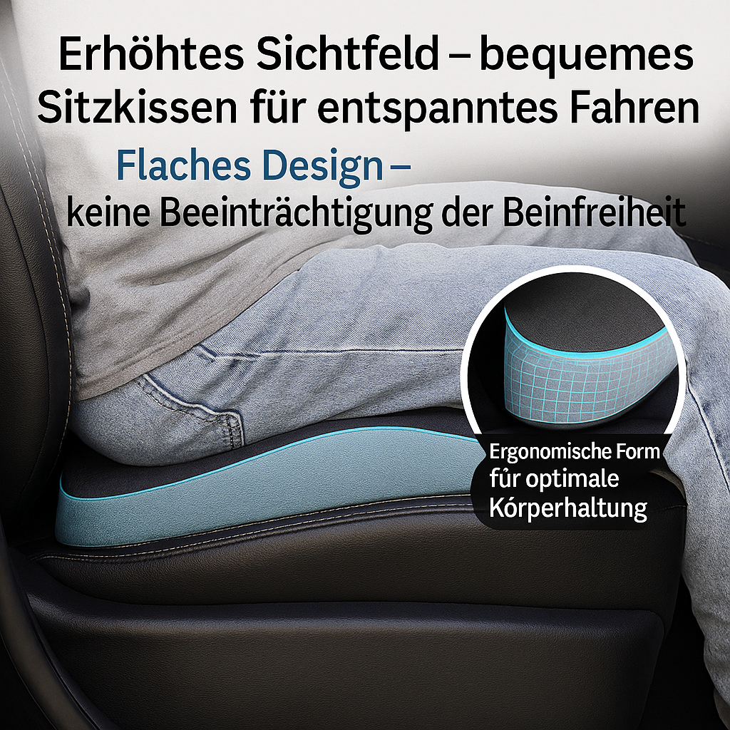 Steißbein-SitzKissen – Ergonomisch & Komfortabel Sitzen