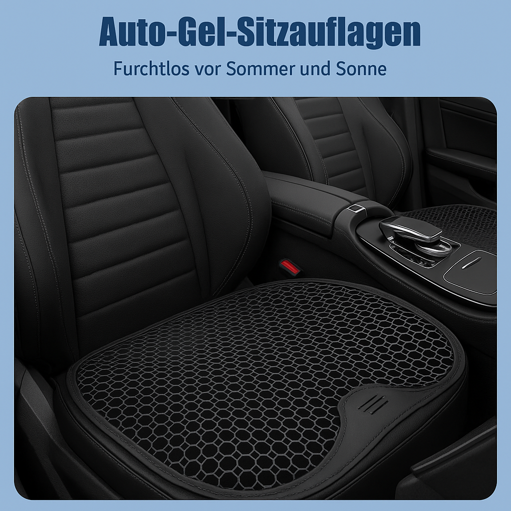 Ergonomisches Gel-Sitzkissen für Autositz – Kühl & Bequem