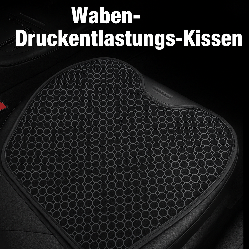 Ergonomisches Gel-Sitzkissen für Autositz – Kühl & Bequem