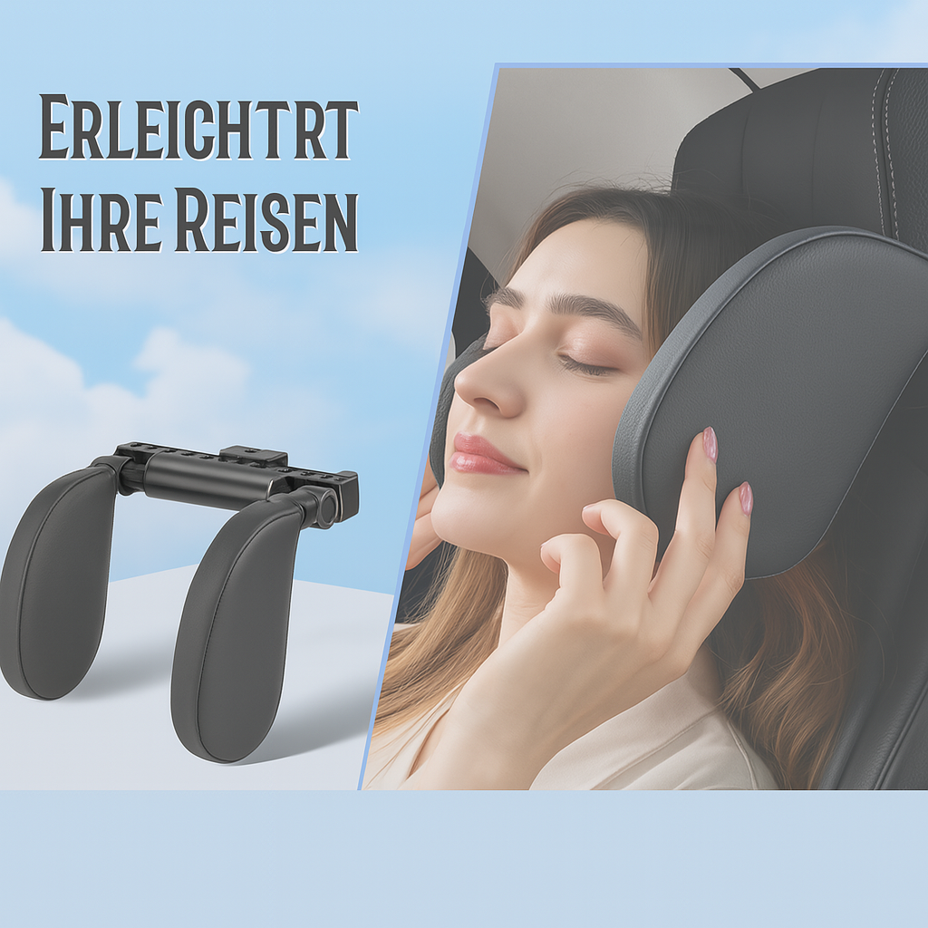 Premium Auto-Kopfstütze mit Memory Foam – Komfort & Sicherheit