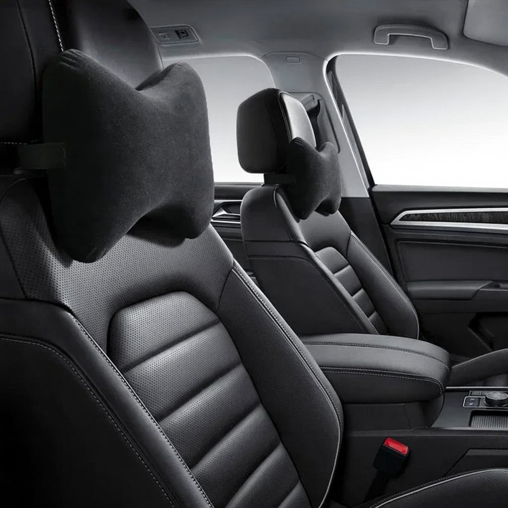 Premium Nackenstütze – Forbell Memory Foam & Suede Komfort