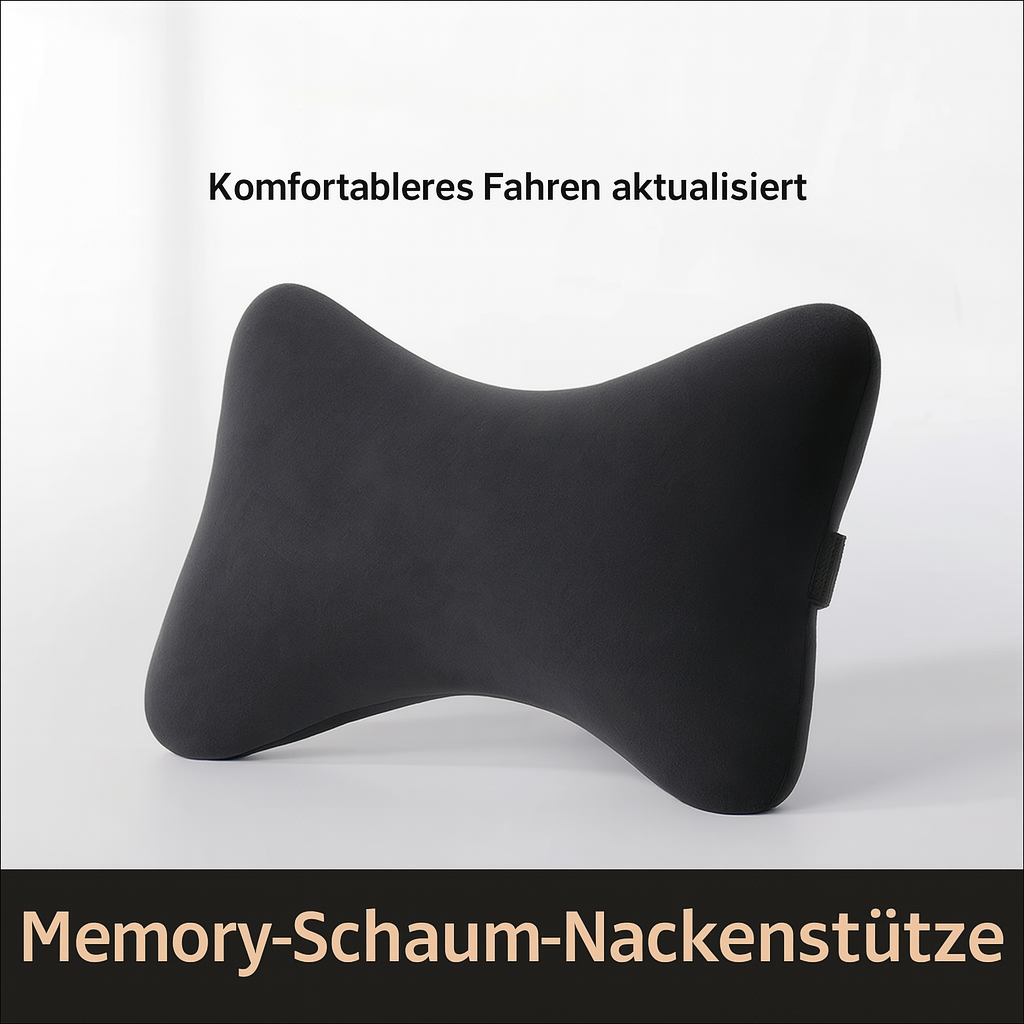Premium Nackenstütze – Forbell Memory Foam & Suede Komfort