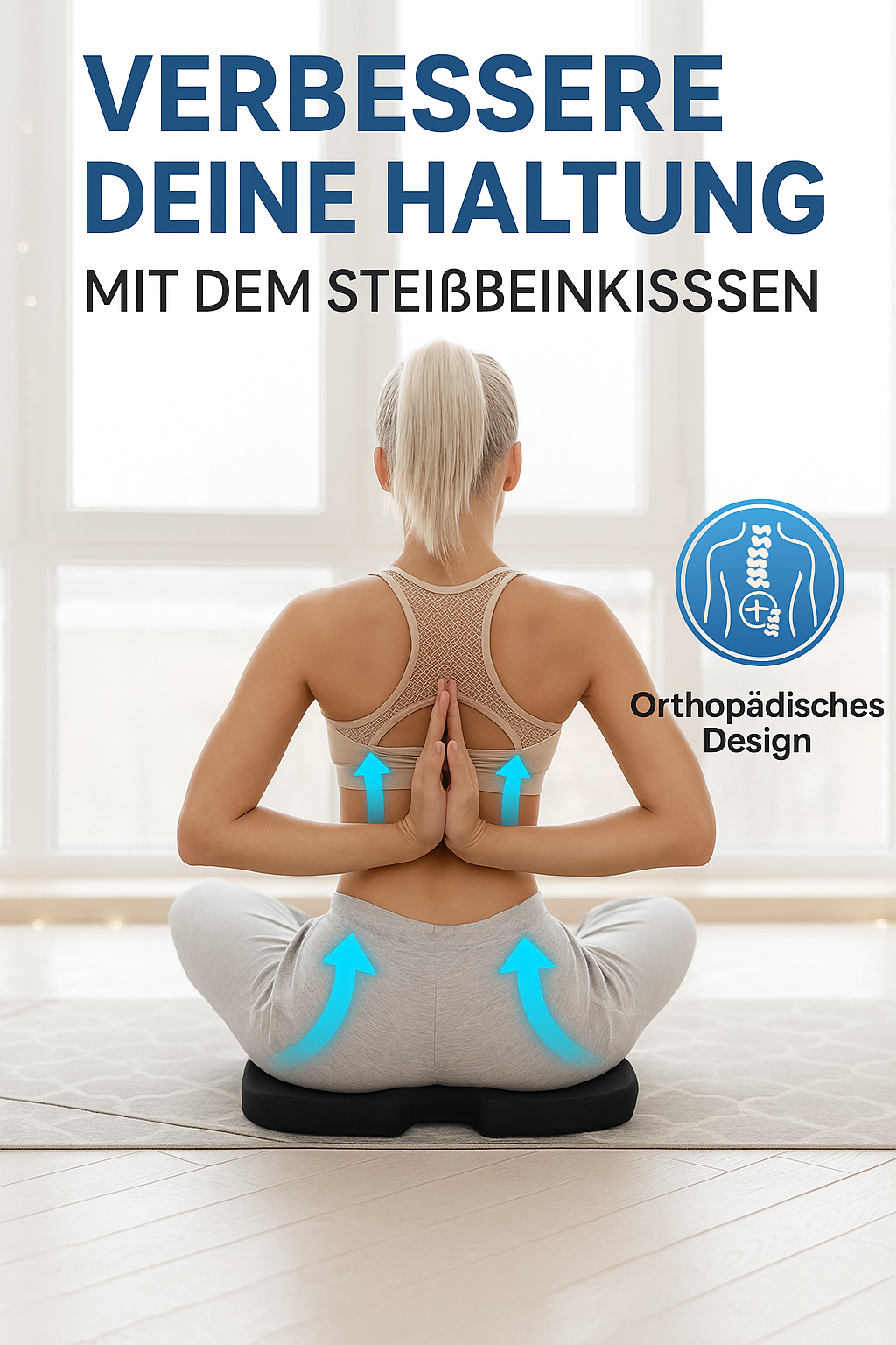 Orthopädisches Sitzkissen – Ergonomisch, bequem & rückenfreundlich