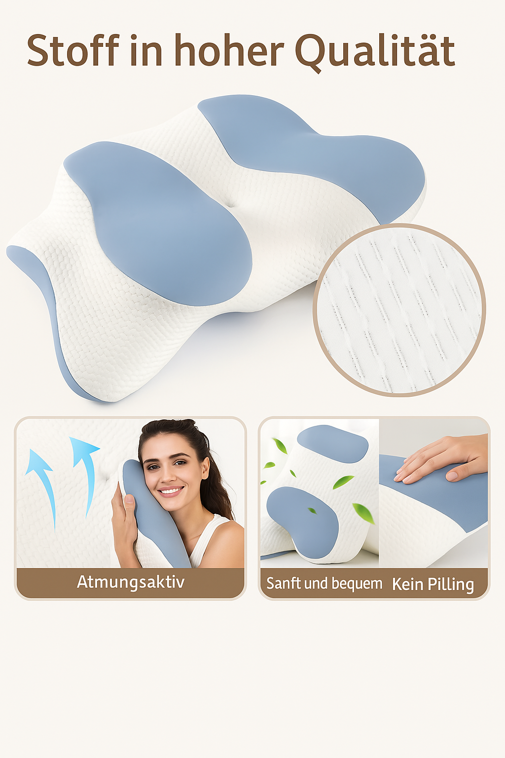 Orthopädisches Kissen – Ergonomische Unterstützung für einen gesunden Schlaf