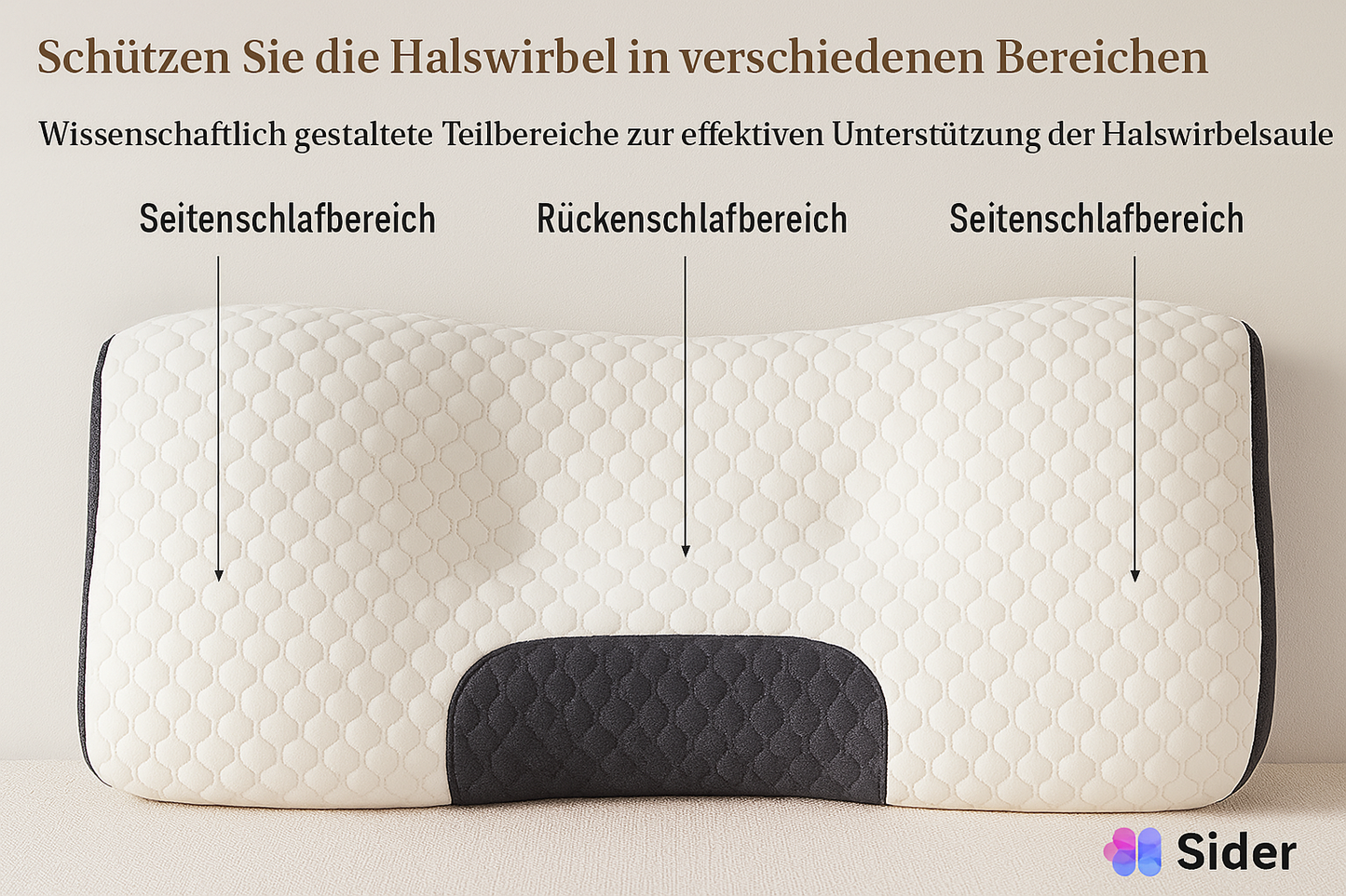 Orthopädisches Nackenkissen – Ergonomische Zervikalkissen für optimalen Schlaf