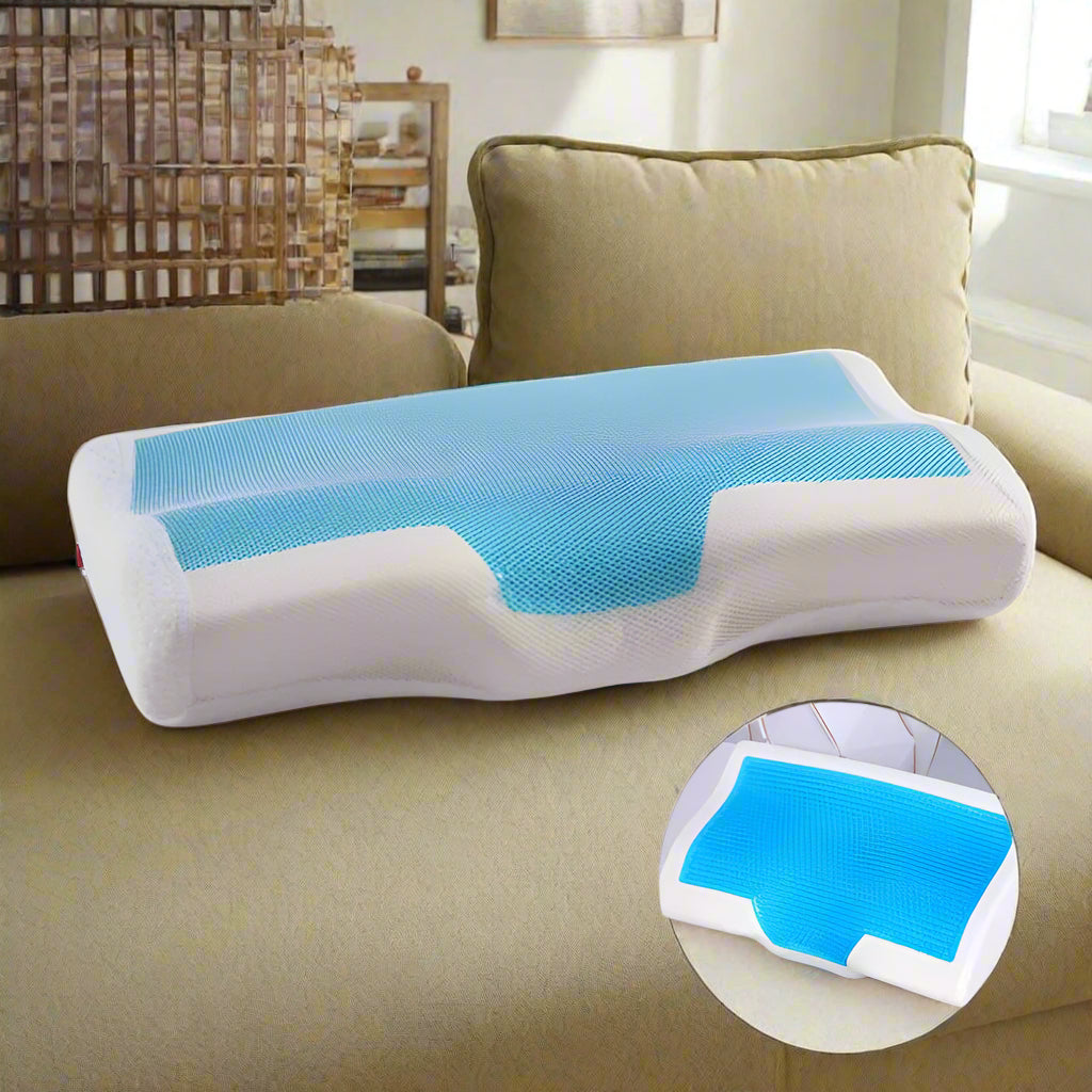 Orthopädisches Memory Foam Gelkissen – Ergonomischer Schlafkomfort
