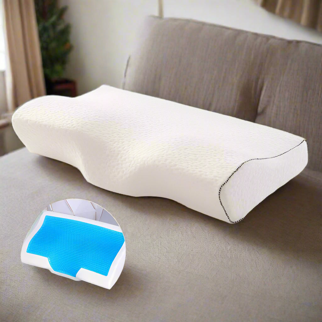 Orthopädisches Memory Foam Gelkissen – Ergonomischer Schlafkomfort