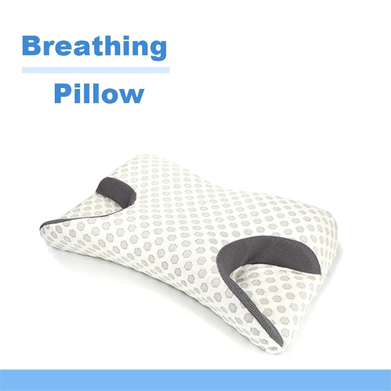 Ergonomisches atmungsaktives Kissen – Memory-Foam & Polyesterbezug