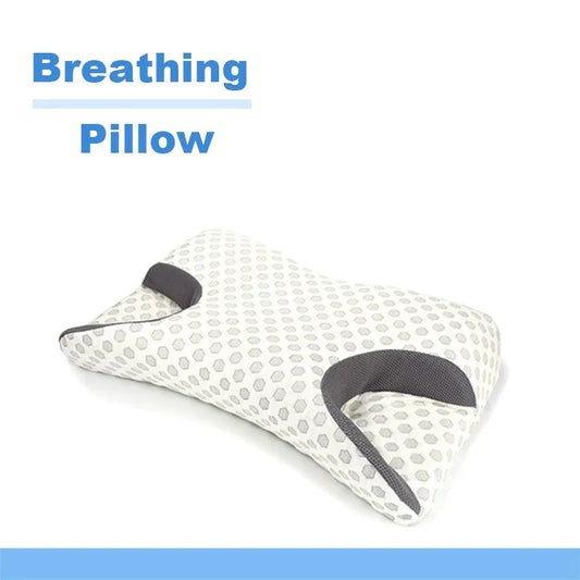 Ergonomisches atmungsaktives Kissen – Memory-Foam & Polyesterbezug