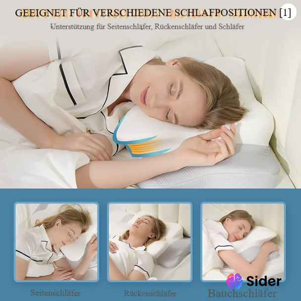Orthopädisches Kopfkissen – Ergonomisch, bequem & rückenfreundlich
